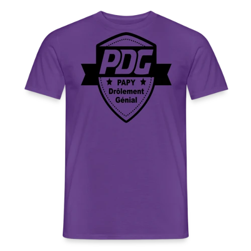 Papy PDG : Le Boss de la Famille - T-shirt homme