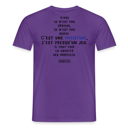 Jacques Brel: Le Grand Poète - T-shirt homme