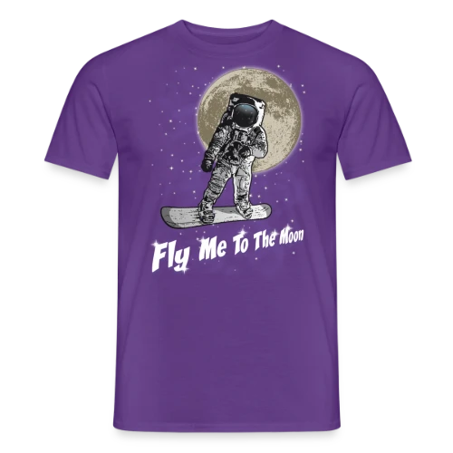 Snowboarder lunaire - T-shirt homme