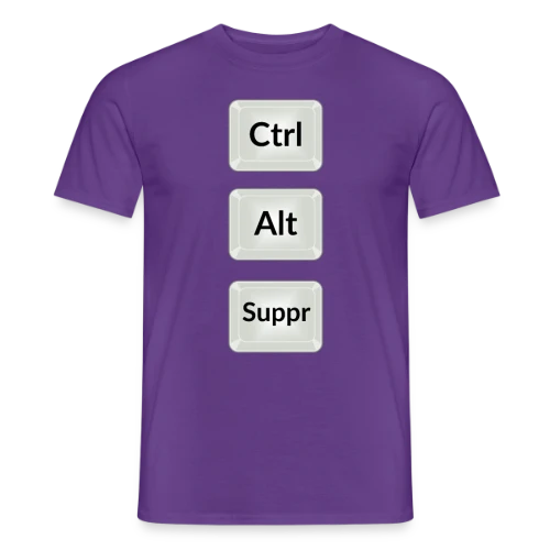 Ctrl Alt Suppr : Redémarrez l'Humour - T-shirt homme