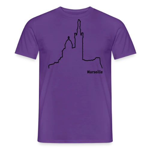 Skyline Marseille Bonne Mère - T-shirt homme