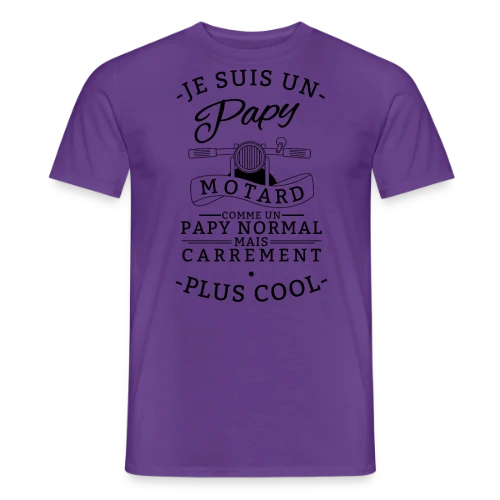 Papy Motard : L'Asphalte dans l'Âme - T-shirt homme