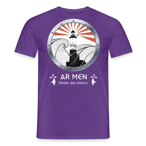 Phare d'Ar Men Breton - T-shirt homme