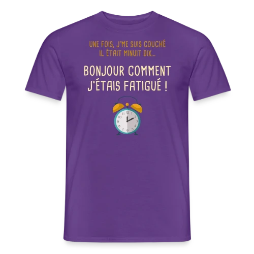 Minuit Dix : L'Heure Fatale du Coucher - T-shirt homme