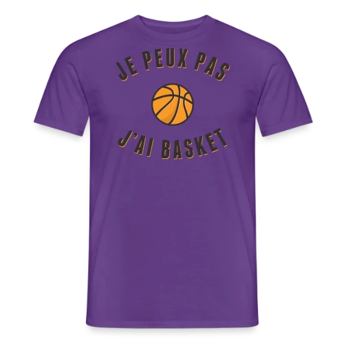 Je peux pas, j'ai basket ! L'excuse idéale - T-shirt homme