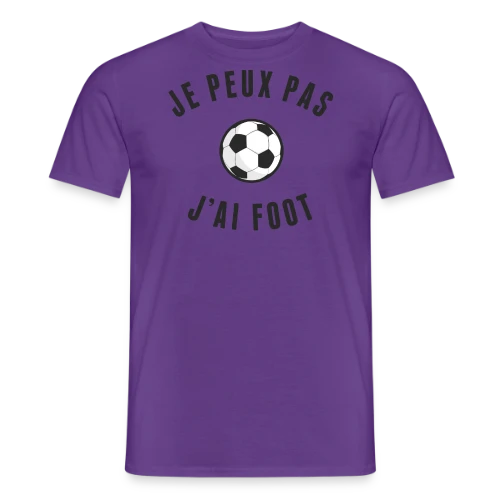 T-shirt "Je Peux Pas, J'ai Foot" - L'Excuse Parfaite - T-shirt homme