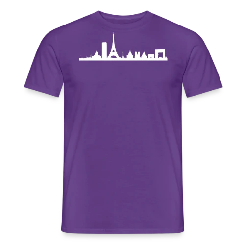 Silhouette Parisienne Élégante - T-shirt homme