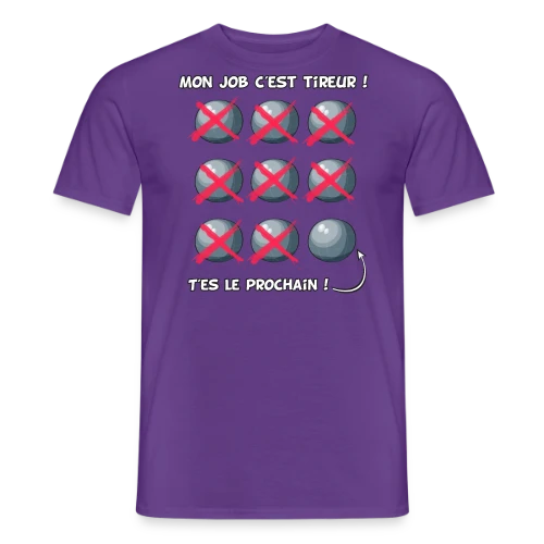 T-shirt Profession Tireur : Précision et Passion - T-shirt homme