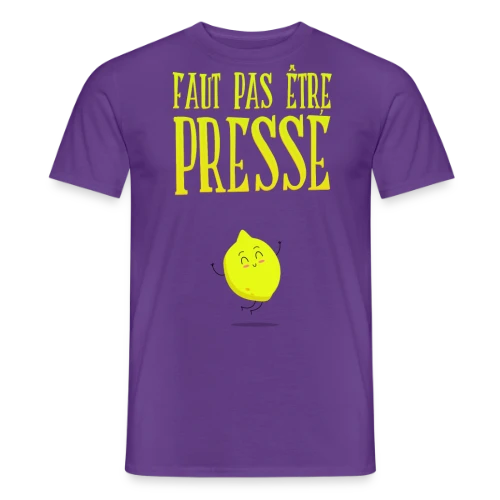 T-shirt Pas Pressé : L'Art de Prendre Son Temps - T-shirt homme