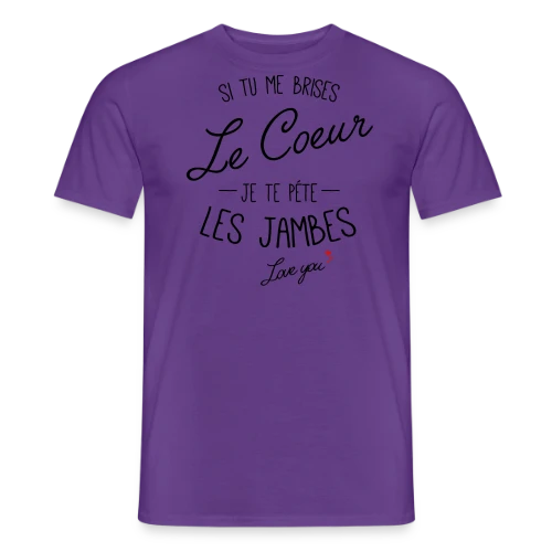 Cœur Brisé, Jambes Cassées ! - T-shirt homme