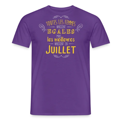 Reine de Juillet : Les Légendes Naissent en Été - T-shirt homme