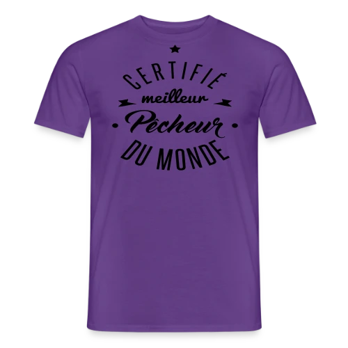 Certifié Meilleur Pêcheur - T-shirt homme