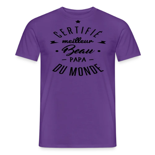 T-shirt Meilleur Beau-Papa du Monde - T-shirt homme