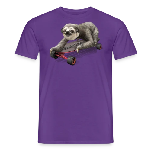 Paresseux Skateur Stylé - T-shirt homme