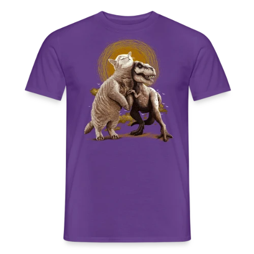 Chats et Dinos Amis : L'Aventure Décalée - T-shirt homme