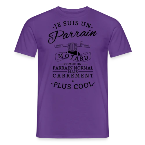Parrain Motard : Le Plus Cool - T-shirt homme