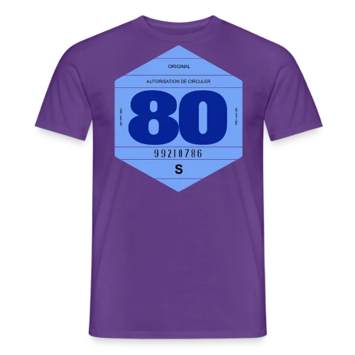 T-shirt Vignette Automobile Rétro France Années 80 - T-shirt homme