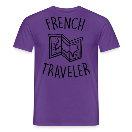 Voyageur Français Carte - T-shirt homme