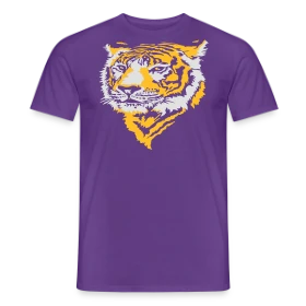 Maquette de T-shirt homme - Tigre Majestueux : La Force de la Jungle à imprimer et personnaliser