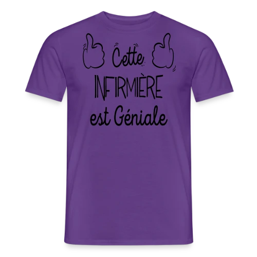 Infirmière en Or : Le T-shirt des Héroïnes du Quotidien - T-shirt homme