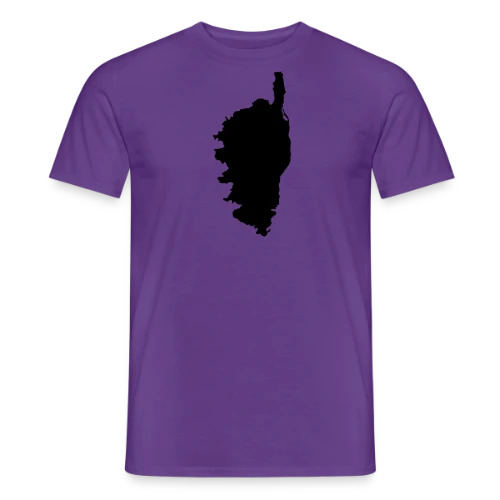 Silhouette Carte Corse - T-shirt homme