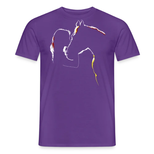 Silhouette Cavalière Abstraite - T-shirt homme
