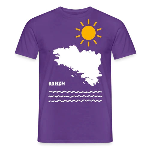 Breizh Soleil Mer - T-shirt homme