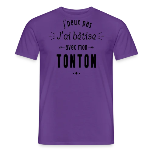 Complice de Bêtises avec Tonton - T-shirt homme