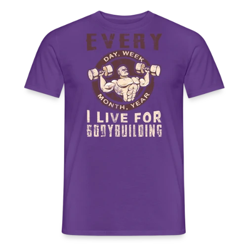 T-Shirt Bodybuilding: La Passion de la Musculation - T-shirt homme