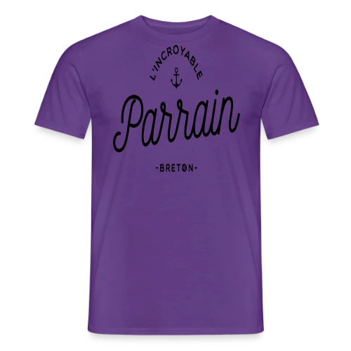 T-Shirt 'L'Incroyable Parrain Breton' - Fier de ses Racines - T-shirt homme