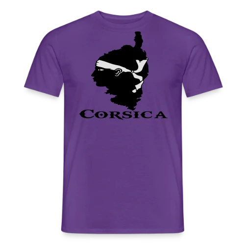 Carte Corse Tête de Maure - T-shirt homme