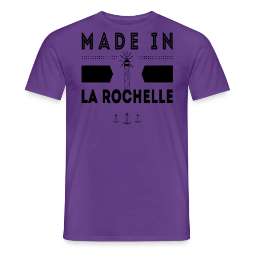 Né(e) à La Rochelle : L'Esprit Rochelais - T-shirt homme