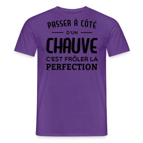 Chauve et Parfait : L'Humour Assume
R - T-shirt homme