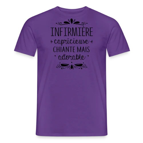 Infirmière : Chiante Mais Adorable - T-shirt homme