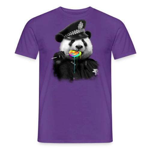 Panda Gourmand : Sucette Addict - T-shirt homme