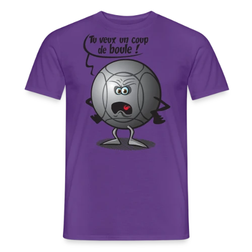 Le Coup de Boule Gagnant à la Pétanque - T-shirt homme