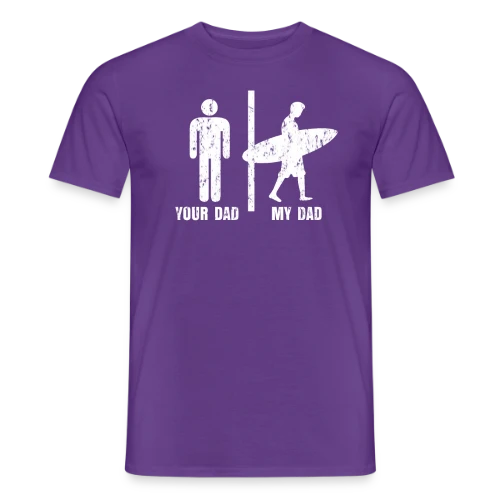 T-shirt Papa Surfeur | Plage & Océan - T-shirt homme