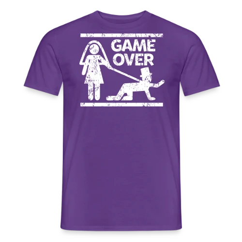 Mariage Game Over Humour - T-shirt homme