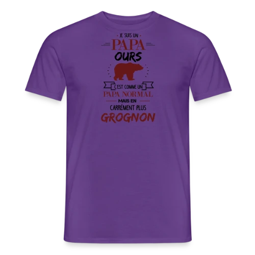 T-shirt Papa Ours Grognon - T-shirt homme