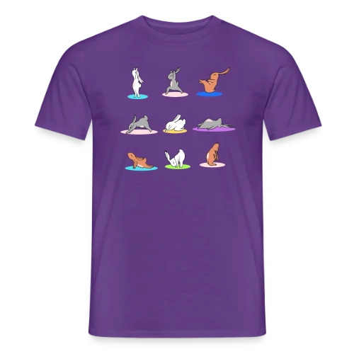 T-Shirt Lapin Yoga: Joyeuses Pâques Zen - T-shirt homme