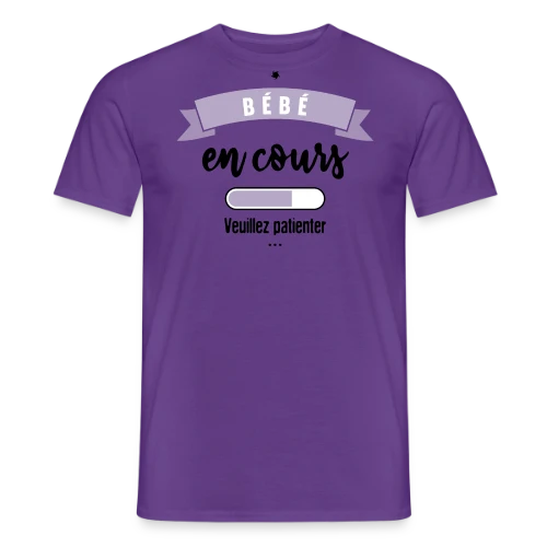 Bébé en Cours : Annonce Humoristique & Originale - T-shirt homme
