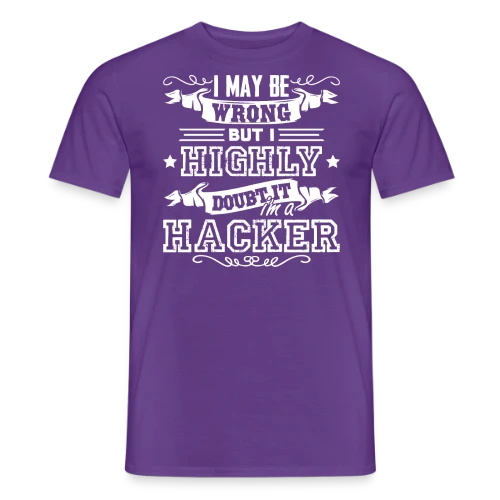 Je Suis un Hacker - T-shirt homme