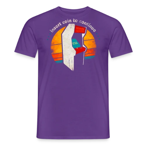 Arcade Rétro Années 80 : Insert Coin to Continue - T-shirt homme