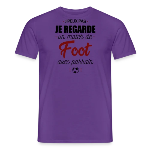 J'peux pas, j'ai match de foot avec Parrain ! - T-shirt homme
