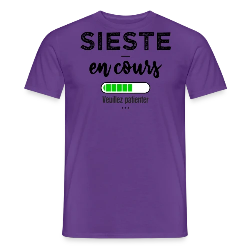 Sieste en cours, ne pas déranger ! - T-shirt homme
