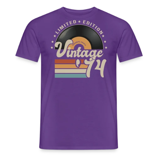 Vinyle Vintage 1974 – Anniversaire 49 ans - T-shirt homme