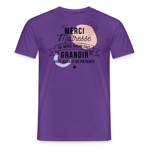 Maîtresse en Or : Merci pour tout ! - T-shirt homme
