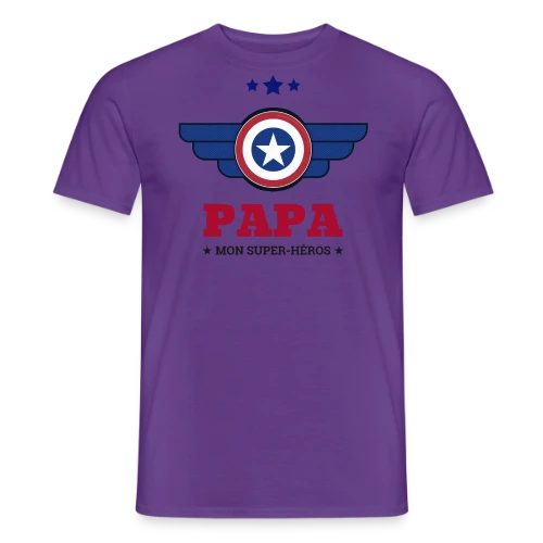 T-shirt Super Papa Héros - T-shirt homme