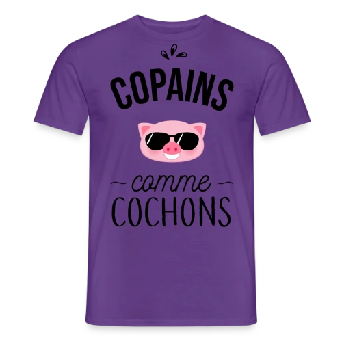 Copains comme Cochons - Duo d'Amis - T-shirt homme