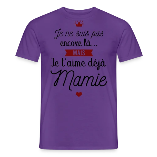 Je t'aime déjà Mamie | Annonce Grossesse Adorable - T-shirt homme